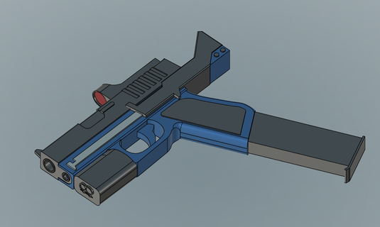 başını sallamak beceriksiz tabanca 3d print model - Mito3D
