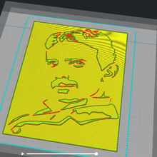 Nikola Tesla retrato arte inventor gênio cenário imagem 3d print model - Mito3D