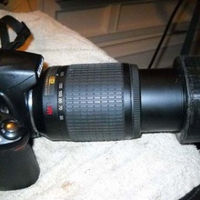 Nikon af s 55 200mm vr lente capuz Câmera 3d print model - Mito3D