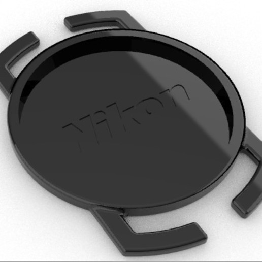 nikon lenscap titular de la lente tapa gadget cámara réflex digital cap foto fotografía 3D print model - Mito3D