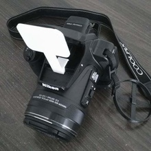 nikon p900 difusor flash cámara 3d print model - Mito3D