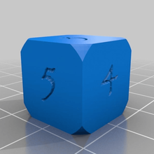 nile average die 16mm customized dice 3d print model - Mito3D