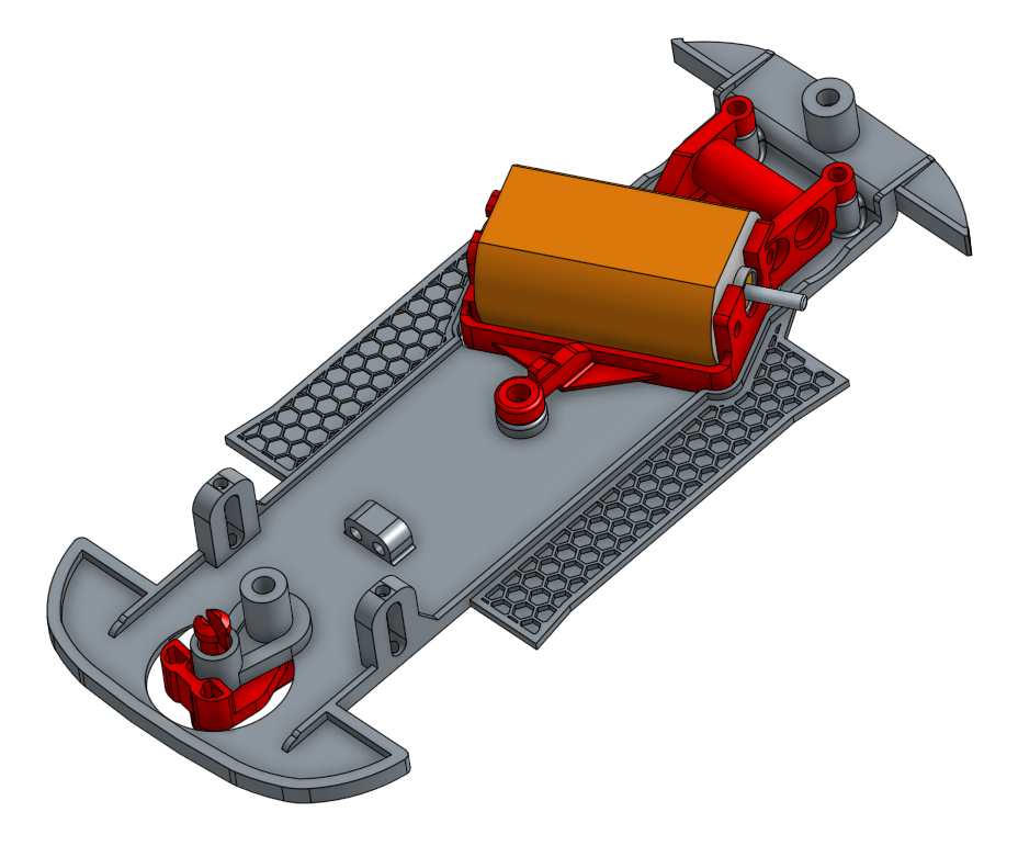 ninco bobinadora motor vaina chasis juego tragamonedas espacio coche vehiculo nsr fórmula scaleauto scx scalextric f1 86 89 3D print model - Mito3D