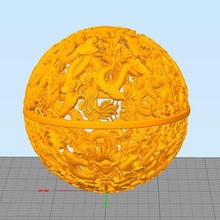 nine dragon ball stronghero3d arte 3d print model - Mito3D