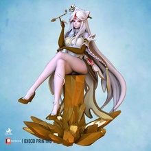 ningguang genshin impact assessories cosplay pip figure anime 3d print model - Mito3D