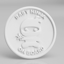 ninja baby drinkcoaster home idealab tea coffee drink coaster 3d print model - Mito3D