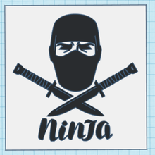 ninja-box 3d verschiedene ninja Tabelle 3d print model - Mito3D