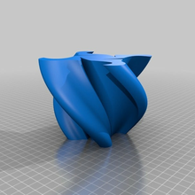 ninja étoile vase 3 3d print model - Mito3D