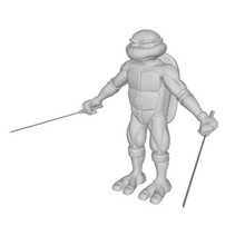 ninja kaplumbağa Leo 3d print model - Mito3D