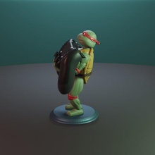 tartaruga ninja ps4 vários o controle michelangelo leonardo donatello raphael 3d print model - Mito3D