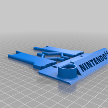 controle para nintendo 64 suporte de impressão fácil jogo jogos 3d print model - Mito3D