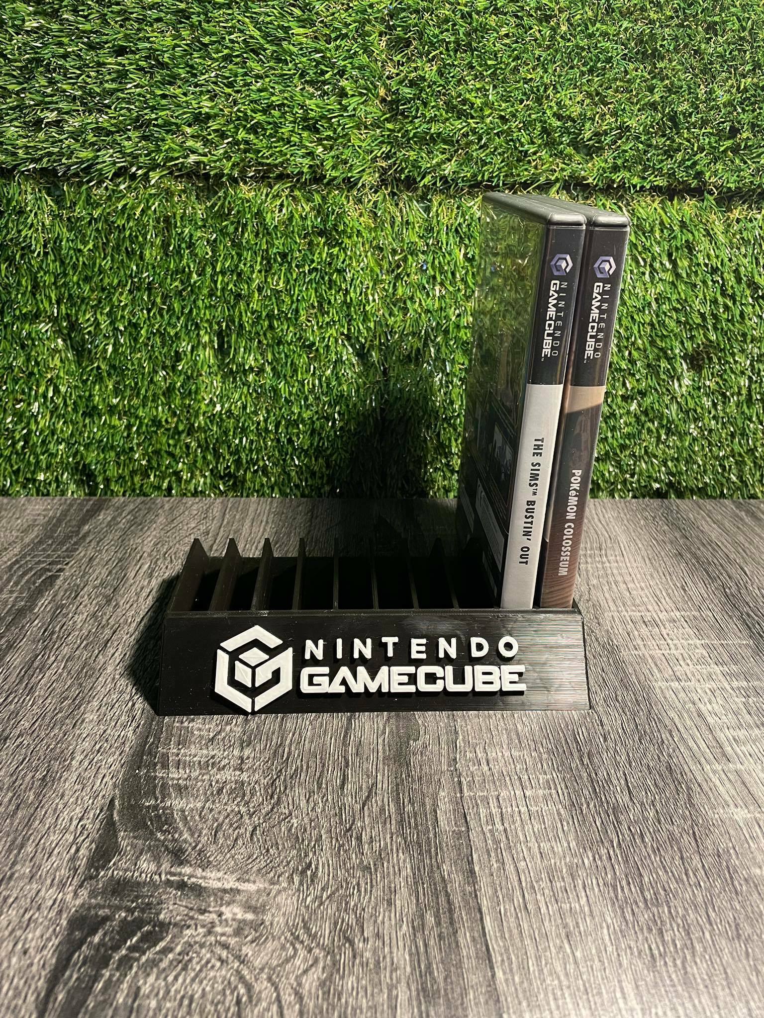 nintendo gamecube games cases holder 3d prints retro consoles stand 3D print model - Mito3D