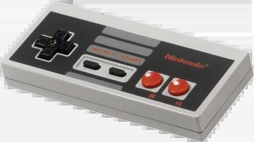 Nintendo nes controlador jogos 3d print model - Mito3D