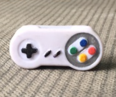 Nintendo snes controlador chave teclado vídeo jogos computador pc 3d print model - Mito3D