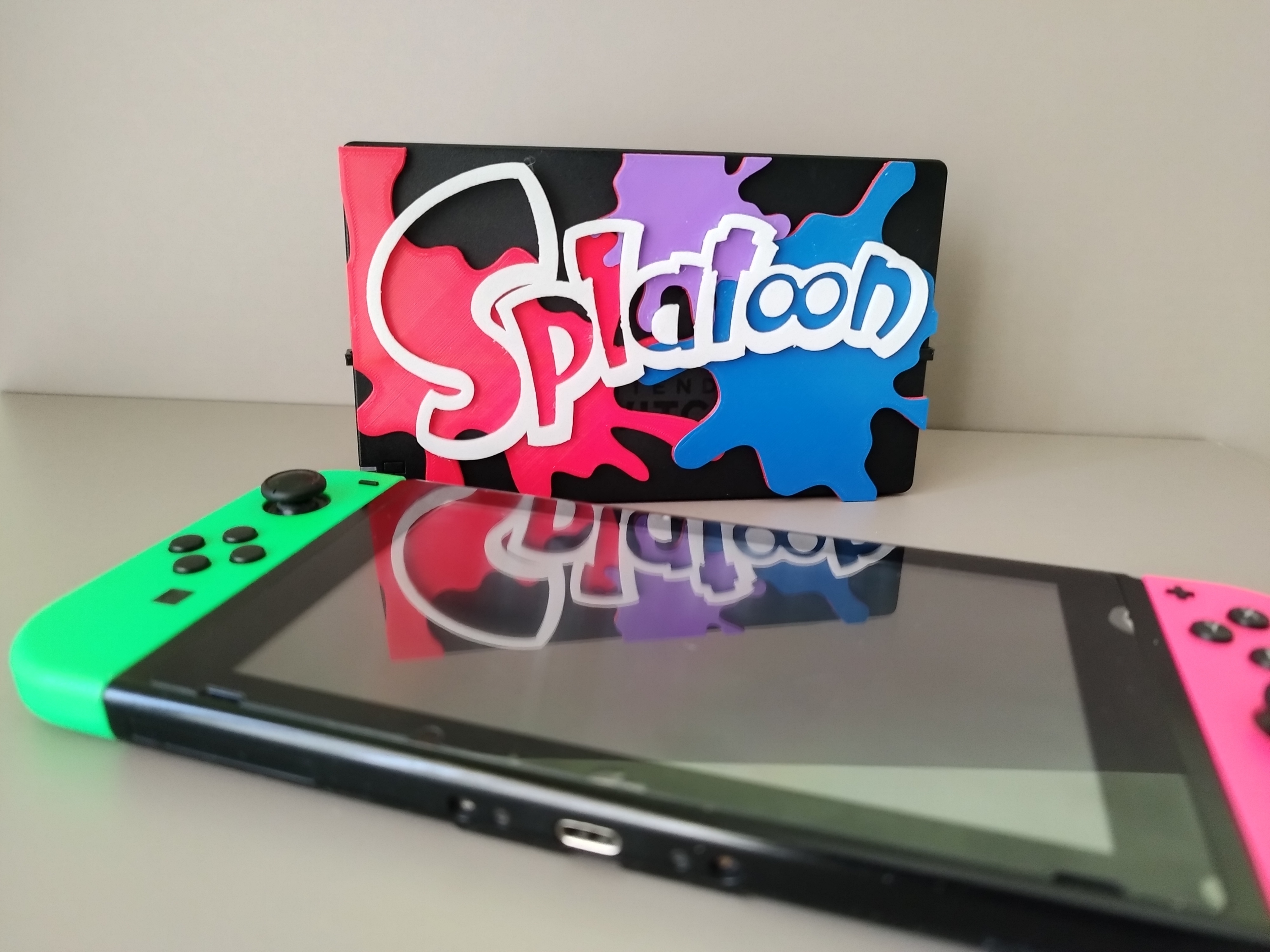 nintendo splatoon interruptor 3D print model - Mito3D