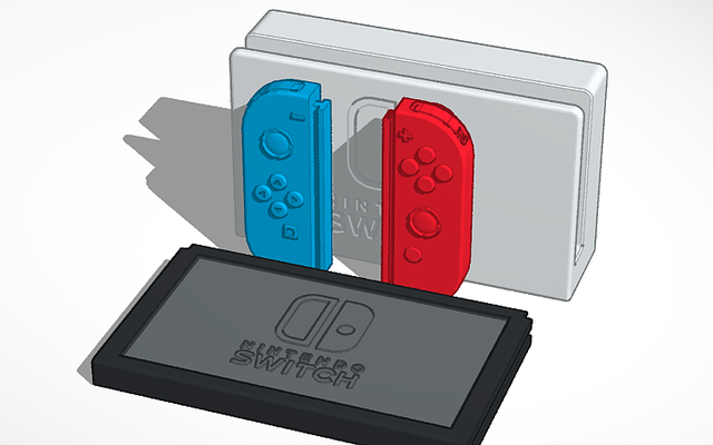 nintendo commutateur jeu 3d print model - Mito3D