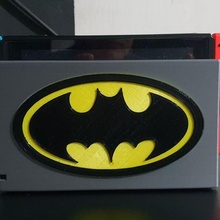 nintendo switch batman decorative dock cover case game housing protector accessories joycon bat signal 3d print model - Mito3D