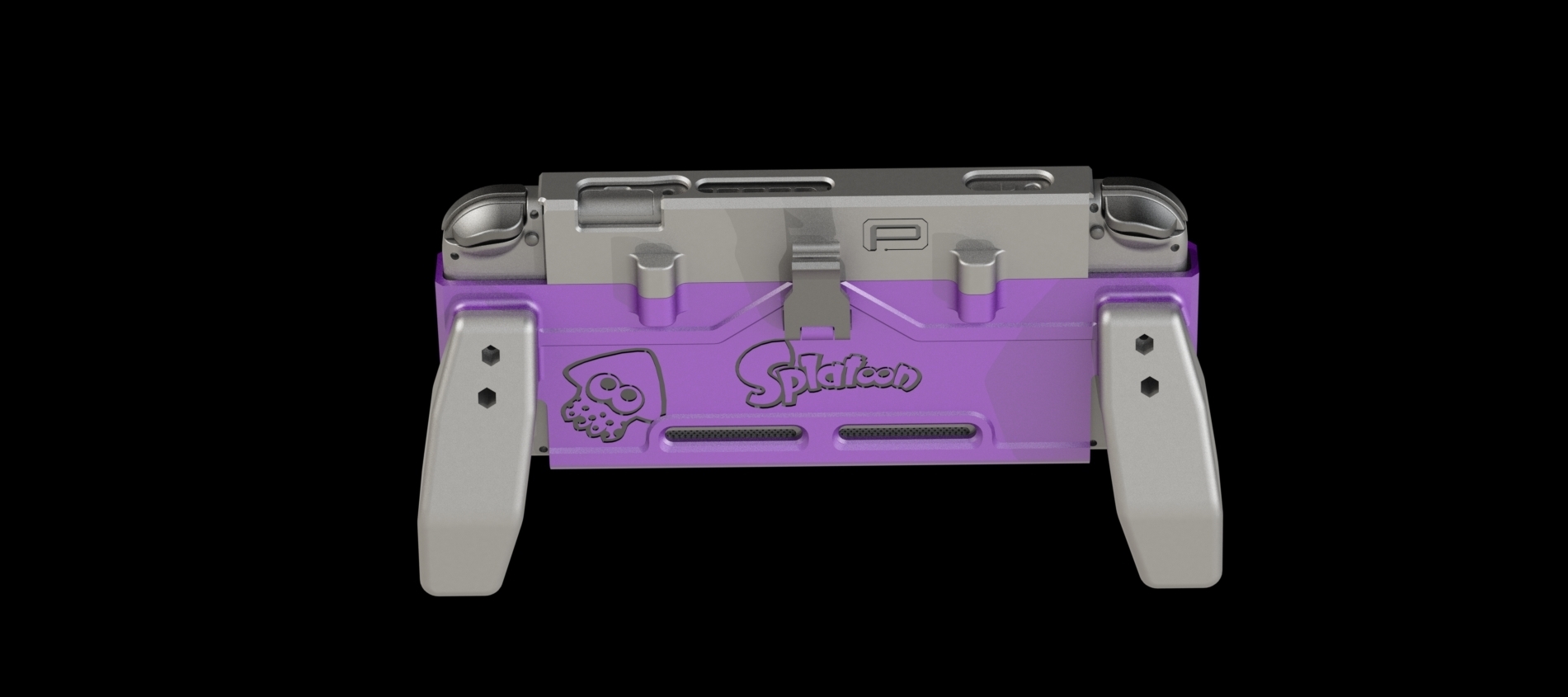 Nintendo interruptor caso bainha acessórios splatoon 3D print model - Mito3D
