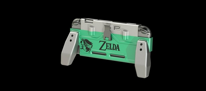 nintendo switch case accessories legend zelda link 3d print model - Mito3D