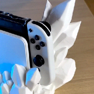 Nintendo interruptor cristal doca clássico oled versão Joycon mario zelda cristais decoração jogos configuração jogador Pokémon controlador 3d print model - Mito3D
