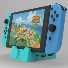 nintendo switch dock animal crossing horizons edition 3d printable model fan-art animalcrossing cad 3dprint print printing undertale game gaming accessory electronics video games 3d print model - Mito3D
