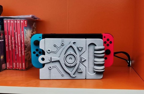 nintendo değiştirmek rıhtım dekorasyon şeyh kayrak efsane Zelda nefes vahşi 3d model oyun taş video oyunlar koleksiyon gadget bağlantı 3d print model - Mito3D