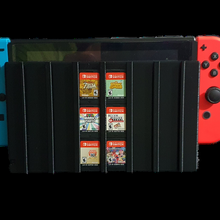 nintendo switch dock game holder storage case housing protector accessories joycon 3d print model - Mito3D