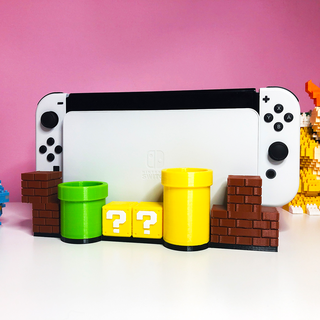 nintendo commutateur quai mario thème oled classique joycon Zelda jeu 3d print model - Mito3D