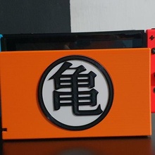 Nintendo interruptor Dragão bola decorativo doca caso bainha cobrir jogos habitação protetor acessórios Joycon kanji Goku 3d print model - Mito3D