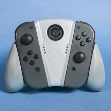 nintendo switch grip docked game ergonomics ergonomic comfort console handle controller gamepad 3d print model - Mito3D