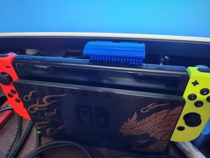 Nintendo Schalter klappbar Staub Startseite Mantel Dock 3d print model - Mito3D