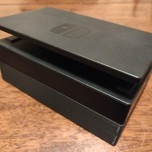 Nintendo Schalter horizontal Stand Spiel 3d print model - Mito3D