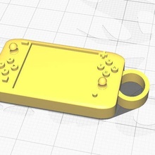 nintendo switch keychain fashion decoration corona covid fun free time miniature 3d print model - Mito3D