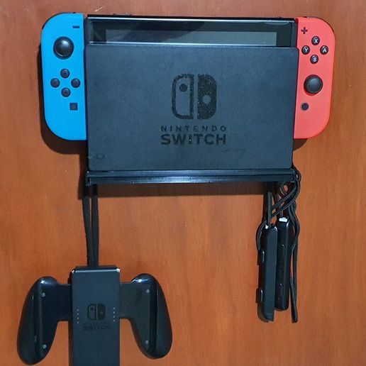 nintendo değiştirmek duvar binmek temel ayakta durmak oyun tepsi destek Aksesuarlar Joycon kartuşlar Kulp 3D print model - Mito3D