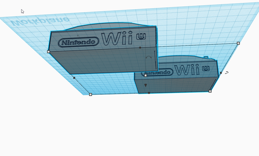 nintendo wii u pro remote holder Game 3d print model - Mito3D
