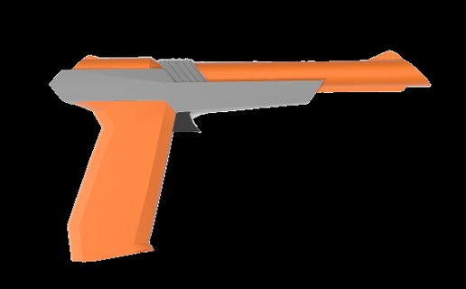 nintendo zapper tabanca gadget 3dprinting klasik oyun kendin yap aksesuarı geçmişi hafif silah tabancası retro 3d print model - Mito3D