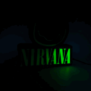 nirvana logo LED nirvana nirvana logo nirvana LED bambu laboratorio bambulab 3d print model - Mito3D
