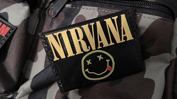 nirvana patch patches 3d print model - Mito3D