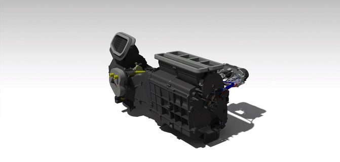 nisan renault Raccogliere aria condizionatore impostato condizionata 3d print model - Mito3D