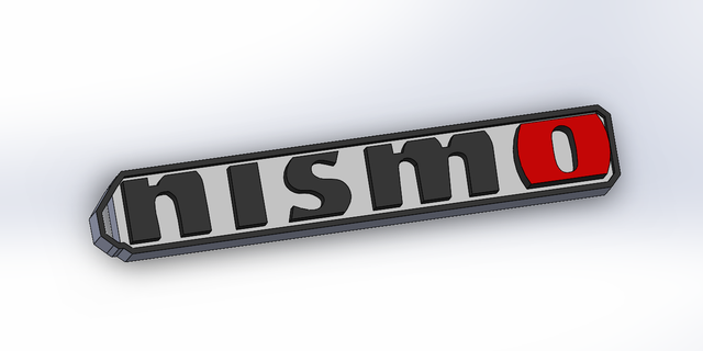 nismo chaveiro nissan corrida chave 3d print model - Mito3D