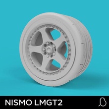 nismo lmgt2 bridgestone re070 - 1 64 wheel hotwheels car accesories tire tyre hot wheels vehicle printable 3d print sla dlp fdm 3d print model - Mito3D
