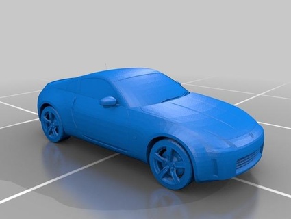 nissan 350z juego coches tuning detalle 3d print model - Mito3D