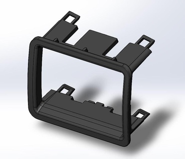 nissan cedric y31 frame grille-ventilator lh+rh gloria grill vent car part 3d print model - Mito3D