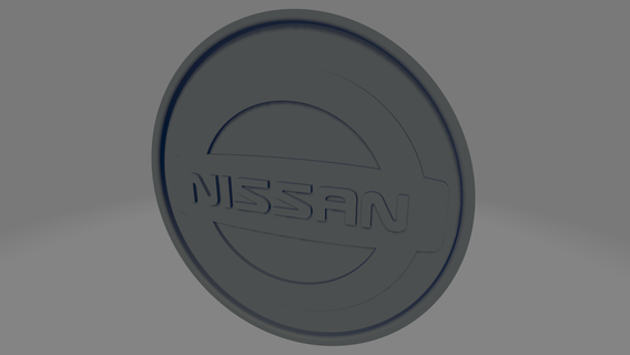 nissan sottobicchiere 3d print model - Mito3D