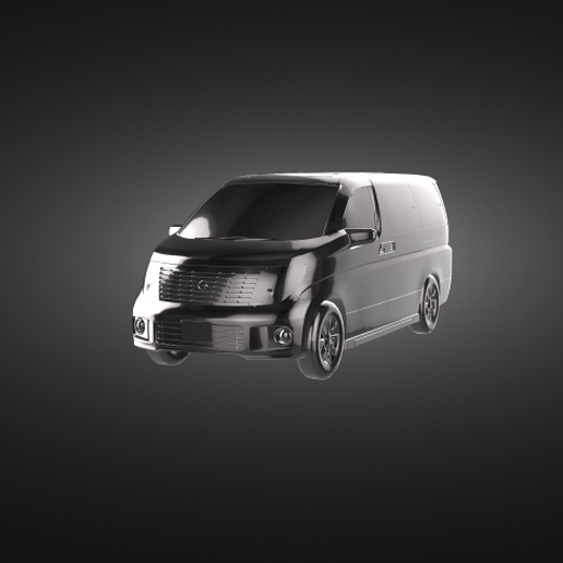 Nissan Elgrand 3D print model - Mito3D