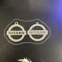 Nissan porte clés 2 versions gadget RTM horizon 3d print model - Mito3D