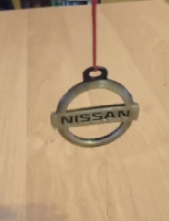 Nissan logo clé bague porte clés qashqai juke muranos 200sx gt Navara trial altima Remarque micra feuille 3d print model - Mito3D