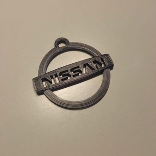 Nissan logo Nissan anahtarlık küpe logo Nissan anahtarlık küpe logo 3d print model - Mito3D