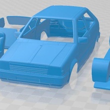 nissan micra 1982 printable car game slot scalextric tamiya rc miniz hobby micro 3d print model - Mito3D