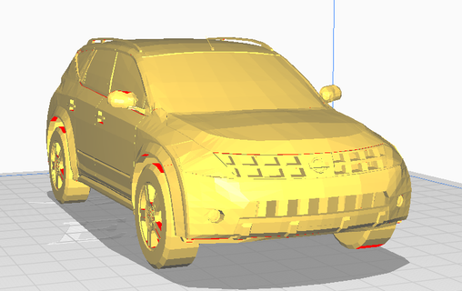 nissan murano Game cars use 2023 3d print model - Mito3D